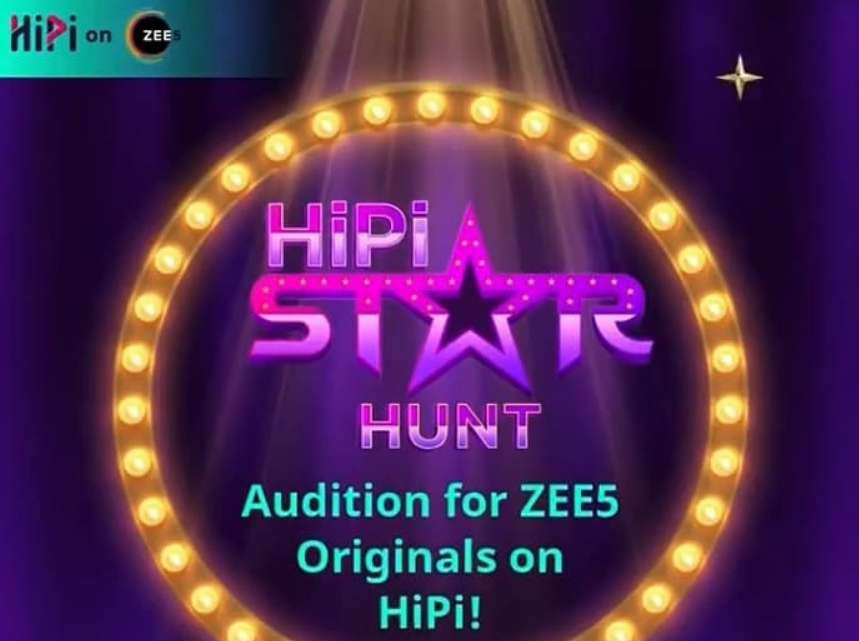 Zee5 HiPi Star HUNT Registration